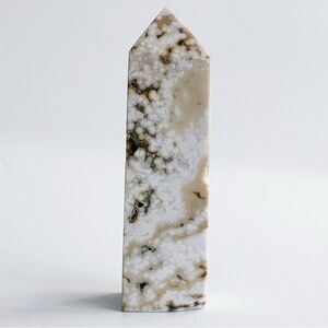 8th vein Ocean Jasper tower, orbicular ocean jasper, Crystal decor